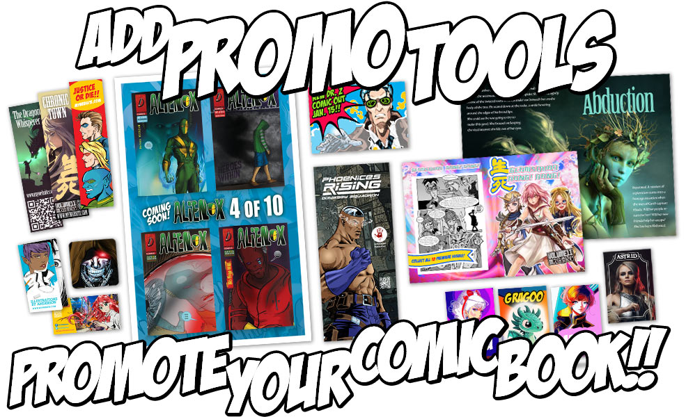 Add Promo Tools to Promote Your Comic Book